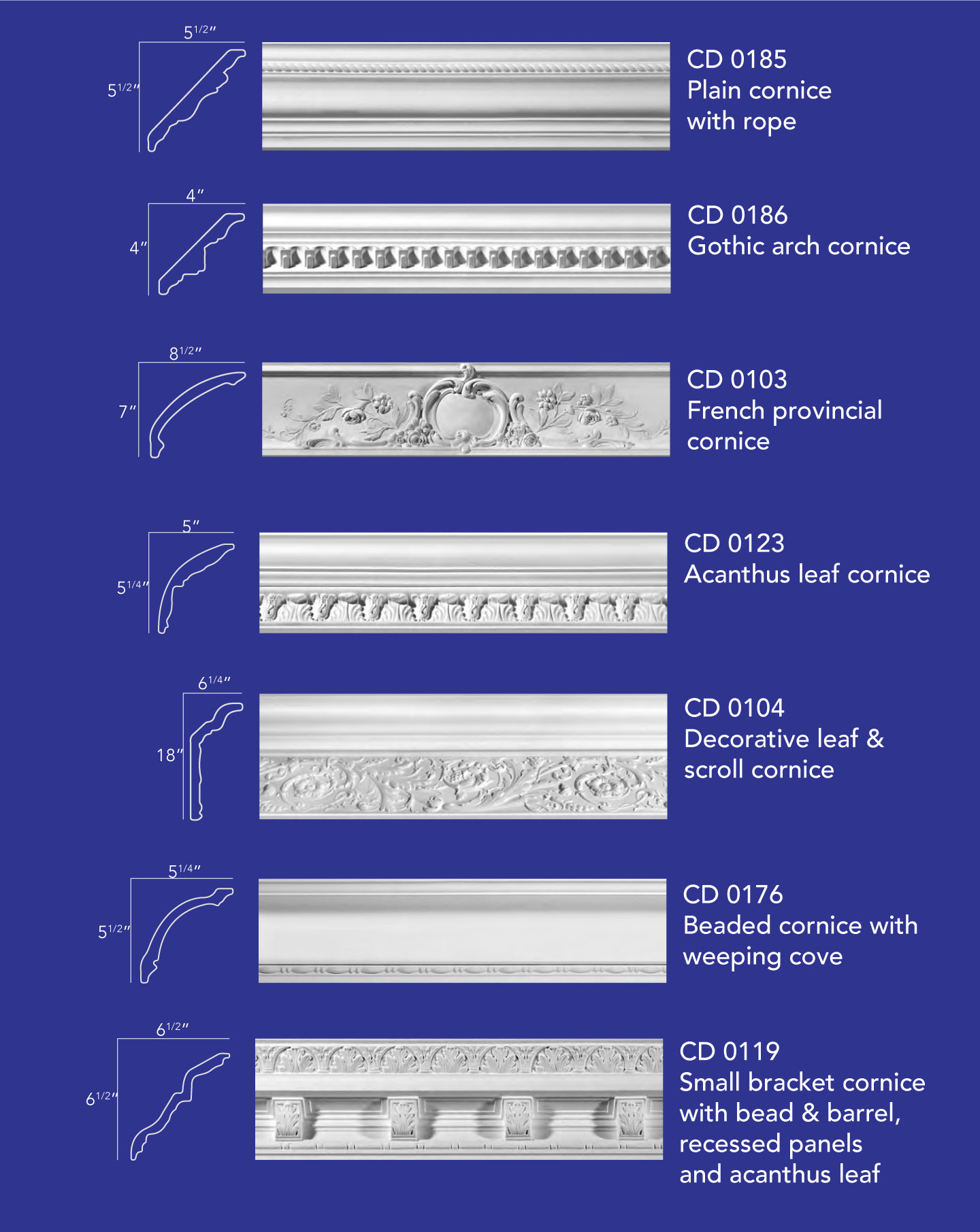 Cornice Design Decorative 4