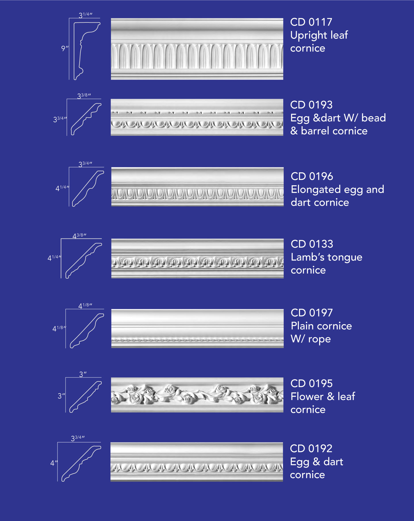 Cornice Design Decorative 6