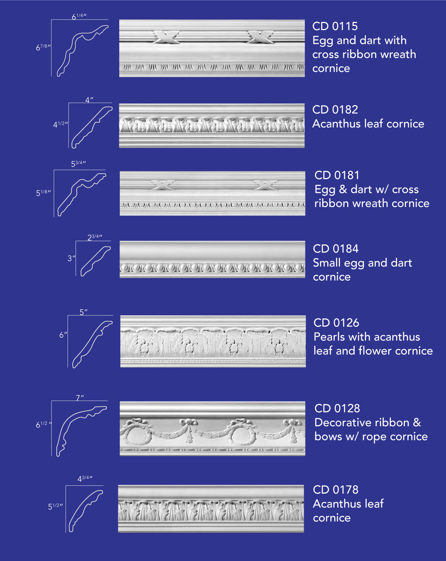 Cornice Design Decorative 7